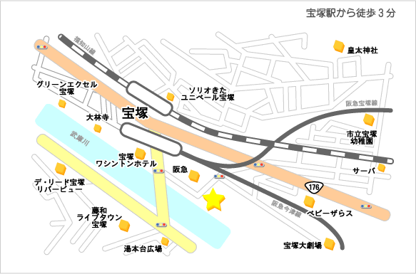 冨永診療所 - アクセスマップ